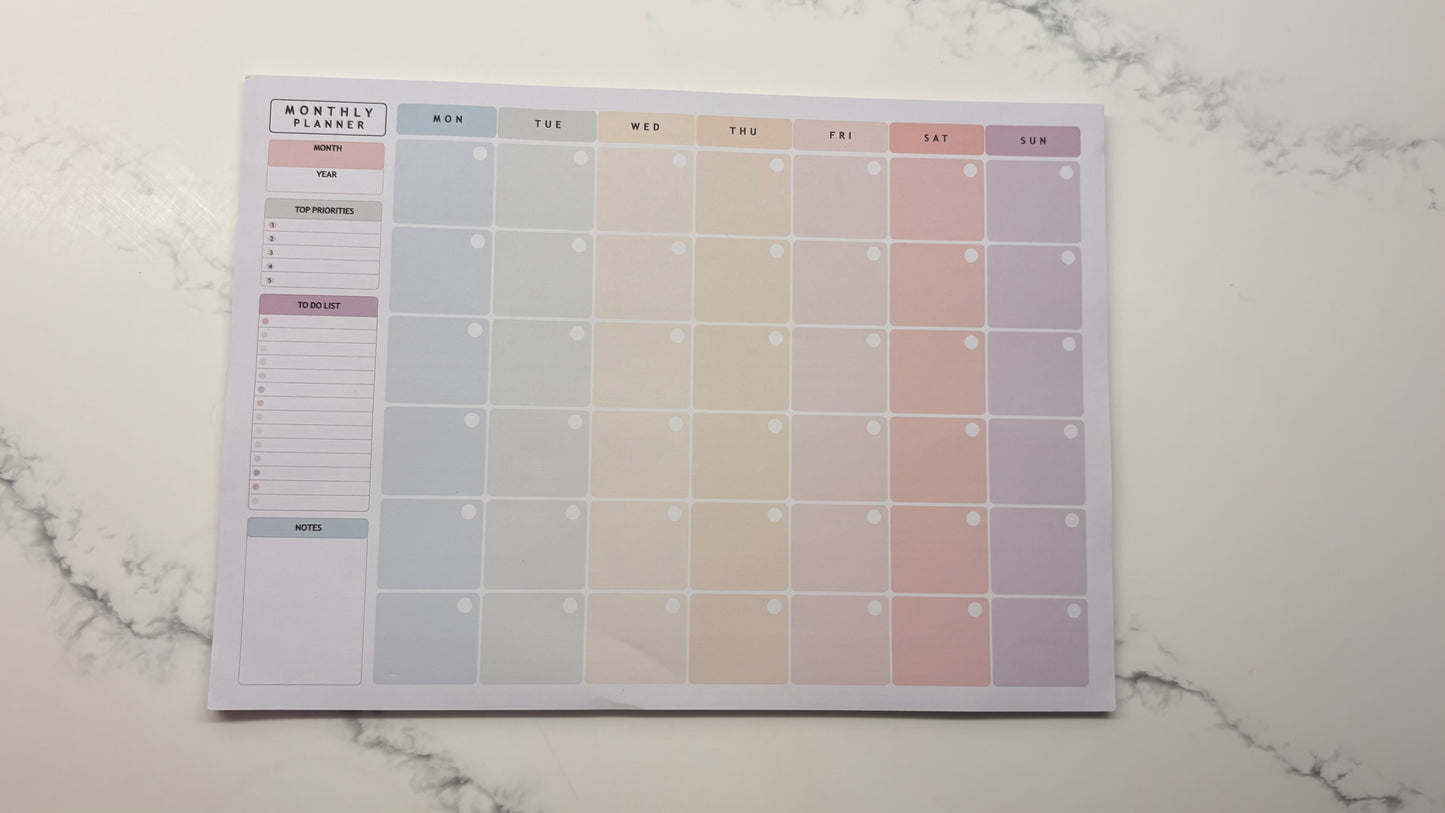 Pastel planner