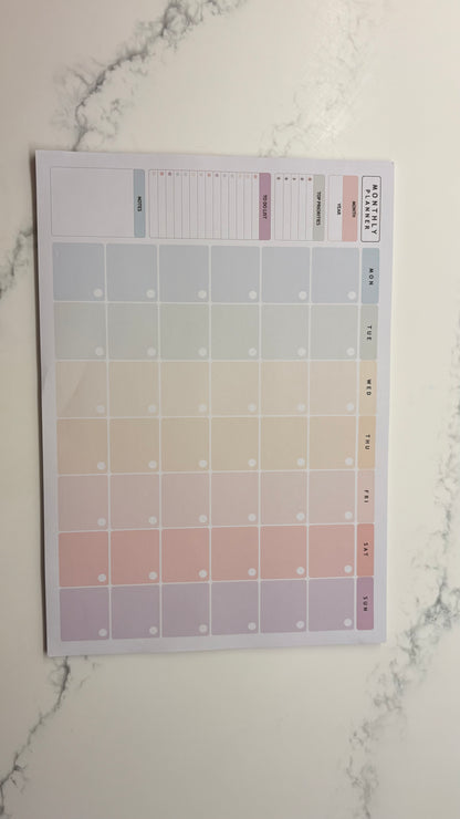 Pastel planner