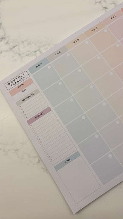 Pastel planner