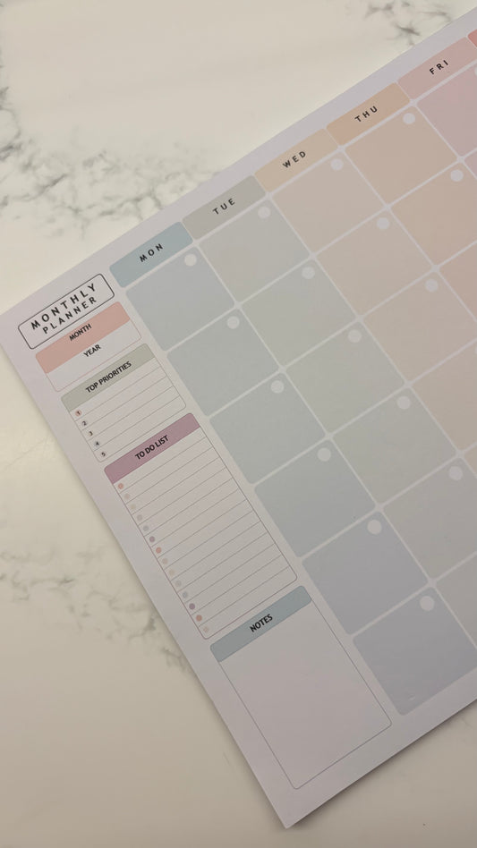 Pastel planner