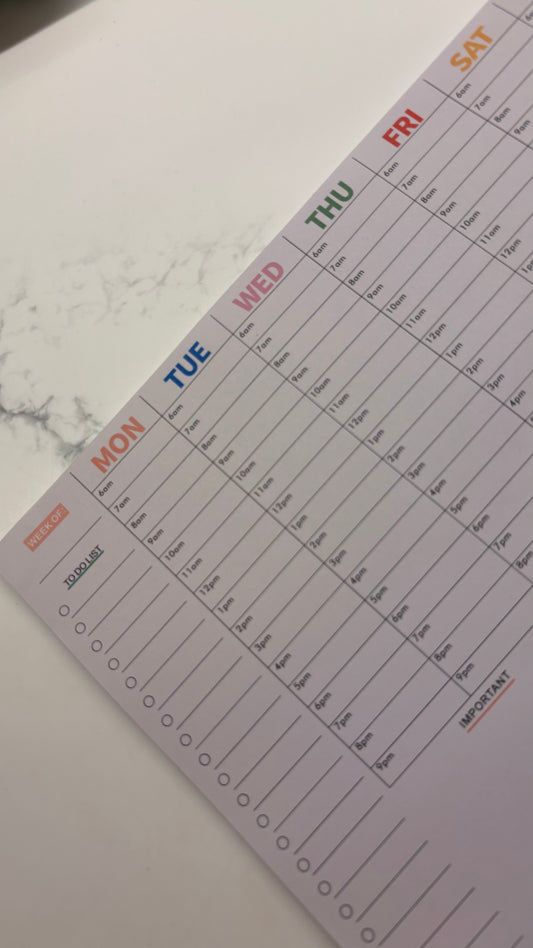 The Everything Weekly Planner Pad
