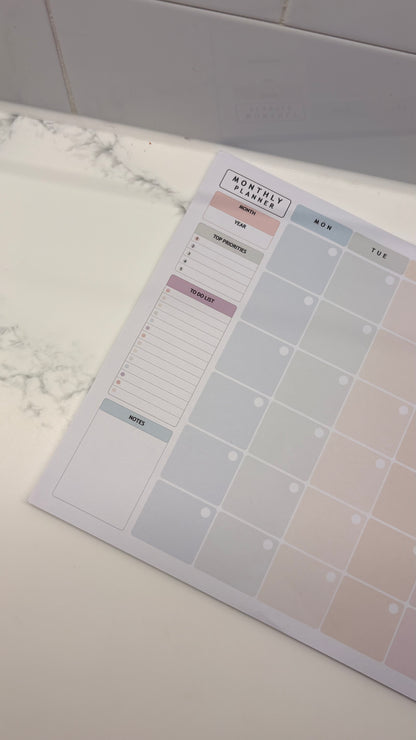 Pastel planner