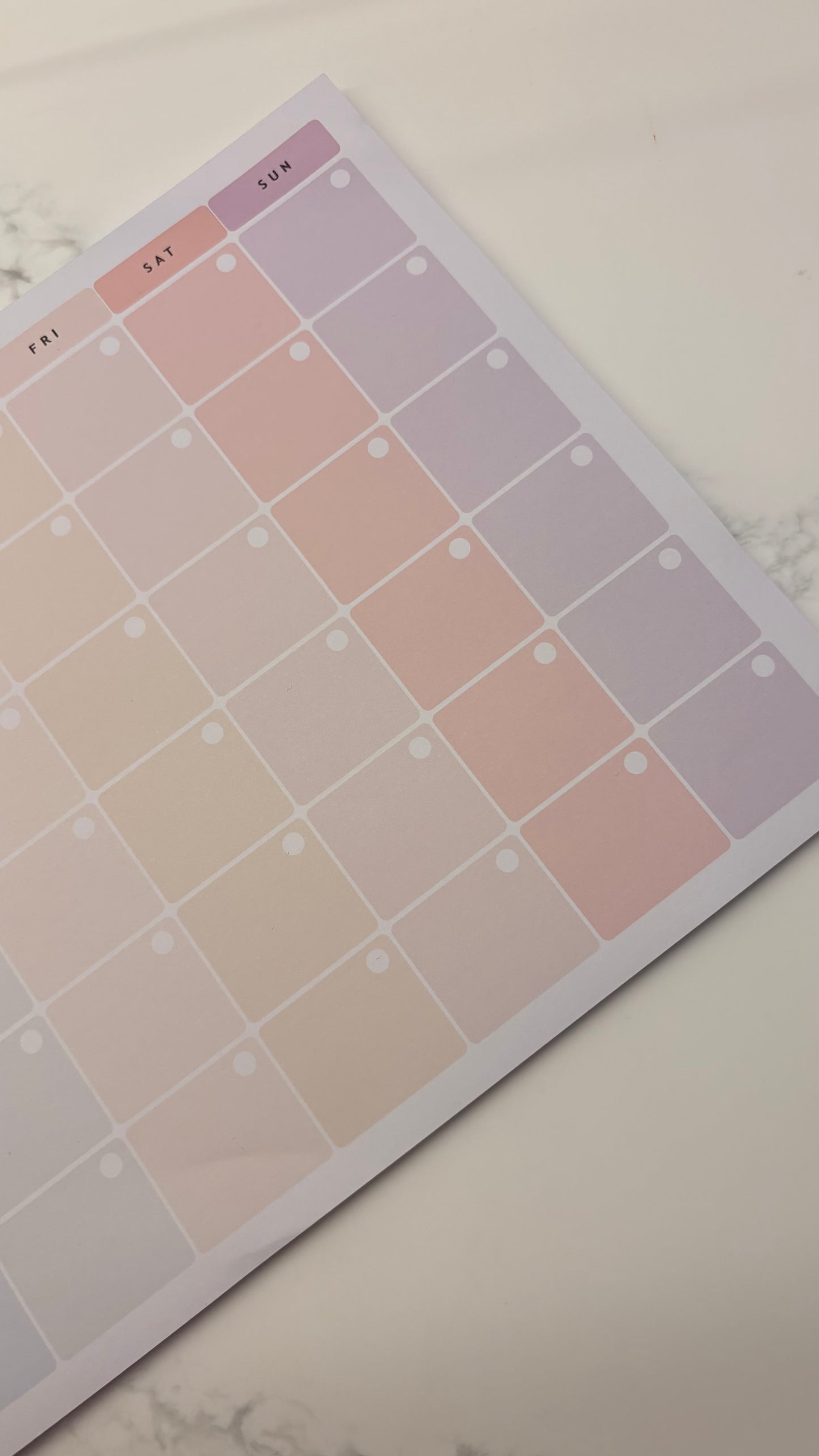 Pastel planner