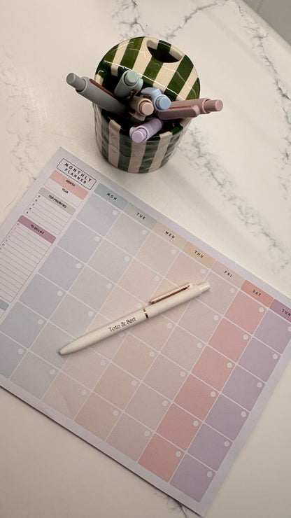 Pastel planner