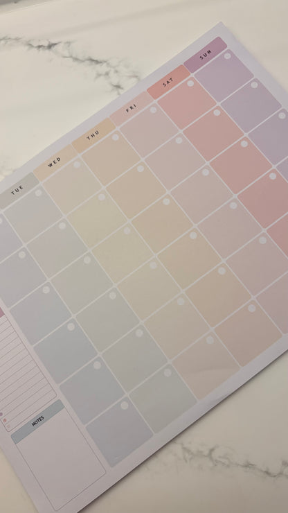 Pastel planner