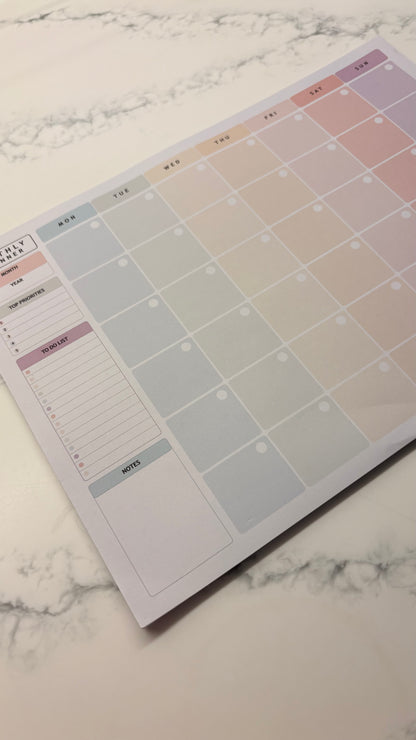 Pastel planner